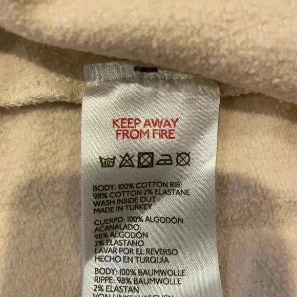 Urban Outfitters UO NYC BROOKLYN Sweatshirt Oversized Relax Fit Cream Pullover - Picture 6 of 11